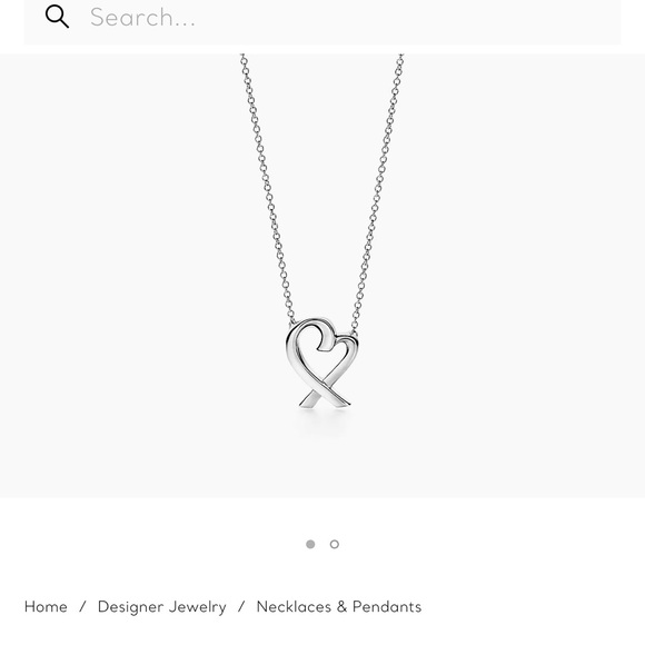Tiffany and Co. Loving Heart Pendant - Picture 2 of 3